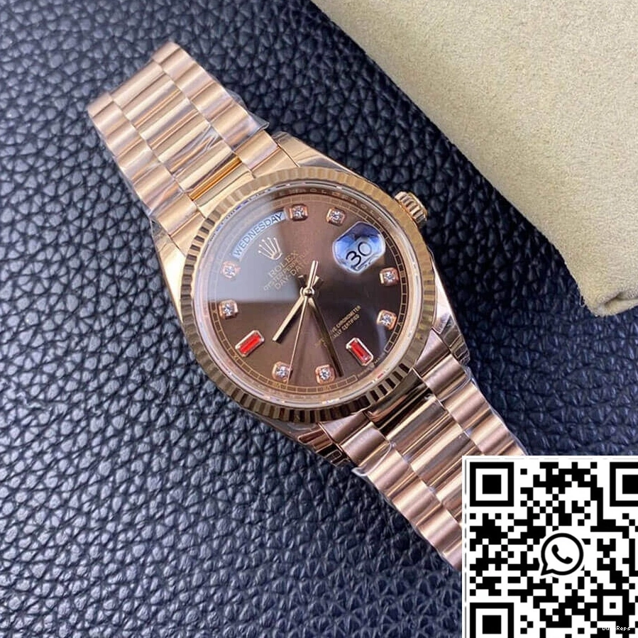 Day Rolex Factory Gold Rose Date EW 118235 0927